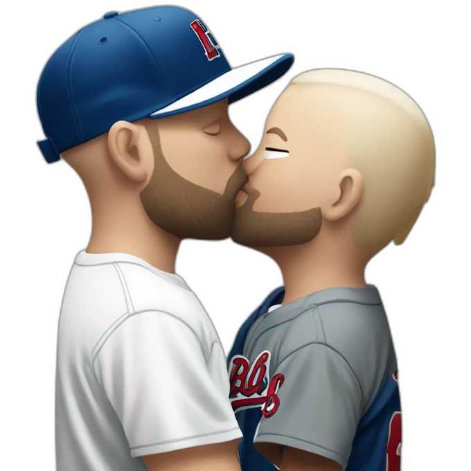 Fred Durst kissing Johnathan Davis emoji