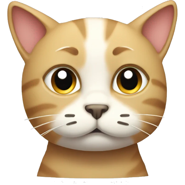 sad cat that says that you’re not paying attention to him emoji