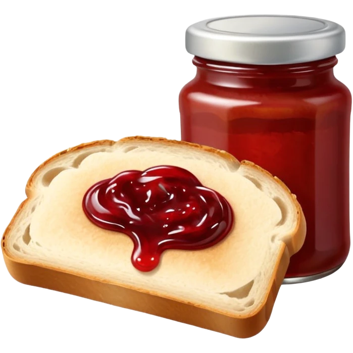 빵에 잼 바르기 emoji