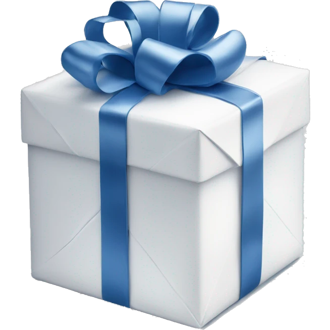 Gift with Dior style white blue wrap  emoji