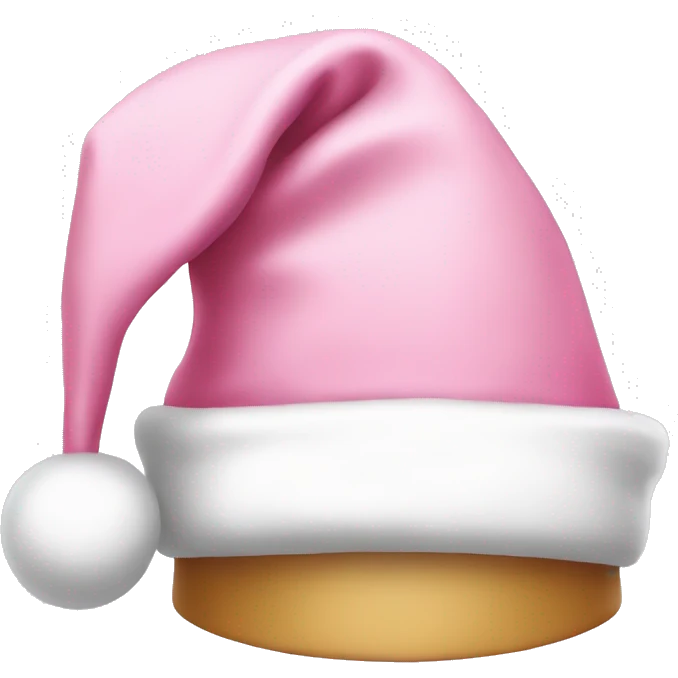 light pink santa hat emoji