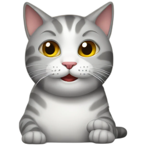 Drunk cat emoji