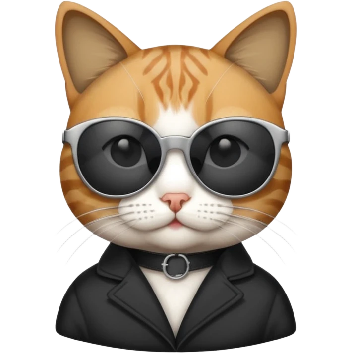 Cat wearing sunglasses emoji