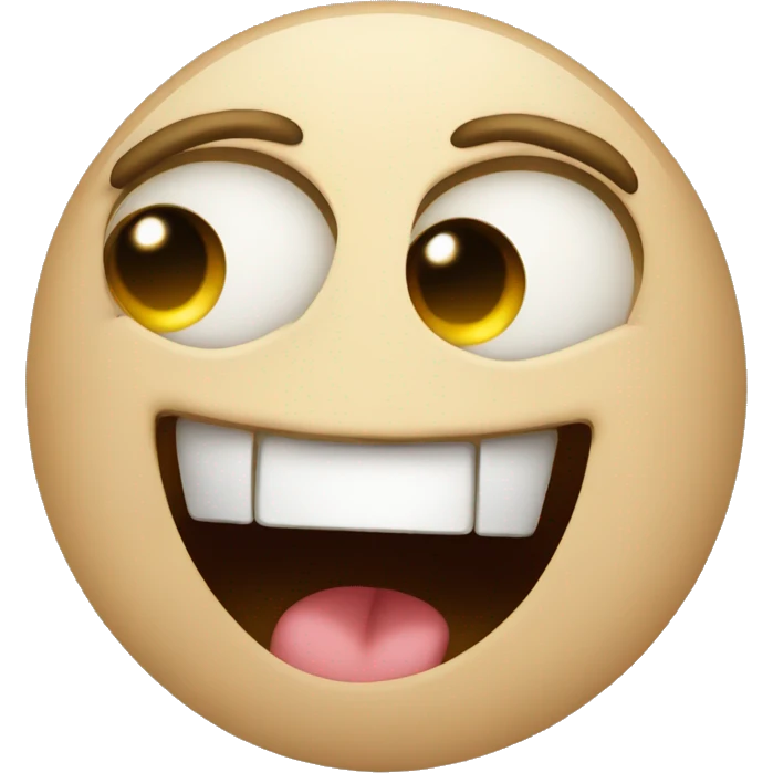 A face rolling eyes and laughing emoji