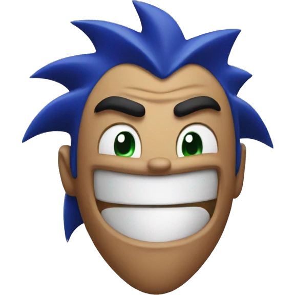 sonic face emoji