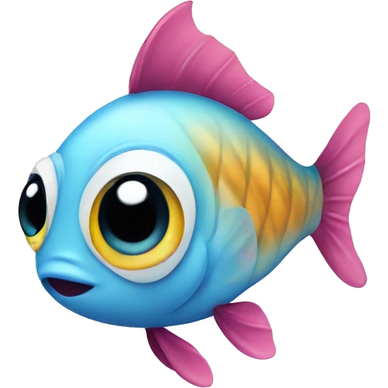 Cute baby fish emoji