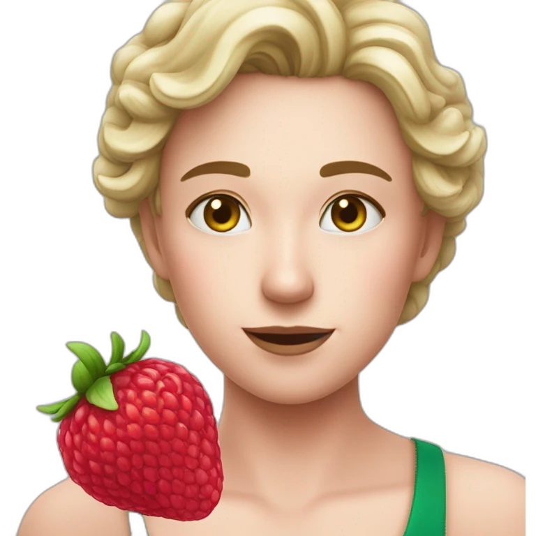 Fraise framboise myrtille emoji
