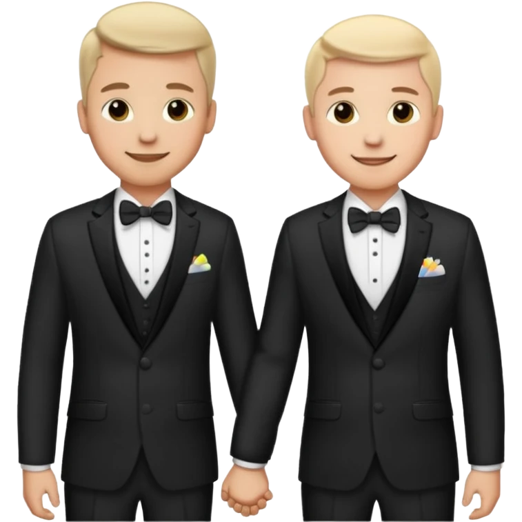 Gay civil partners cerelony in UK emoji