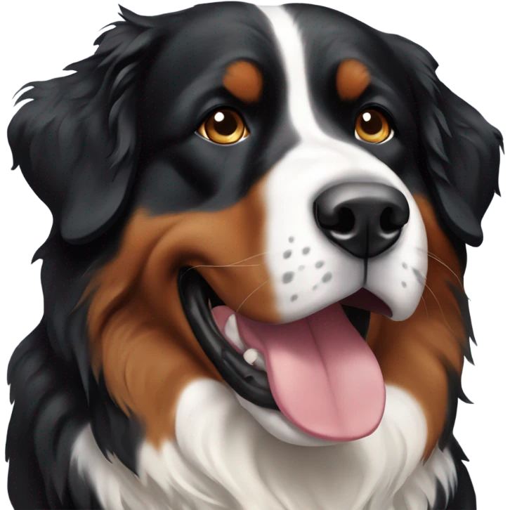 Bernese Mountain dog emoji