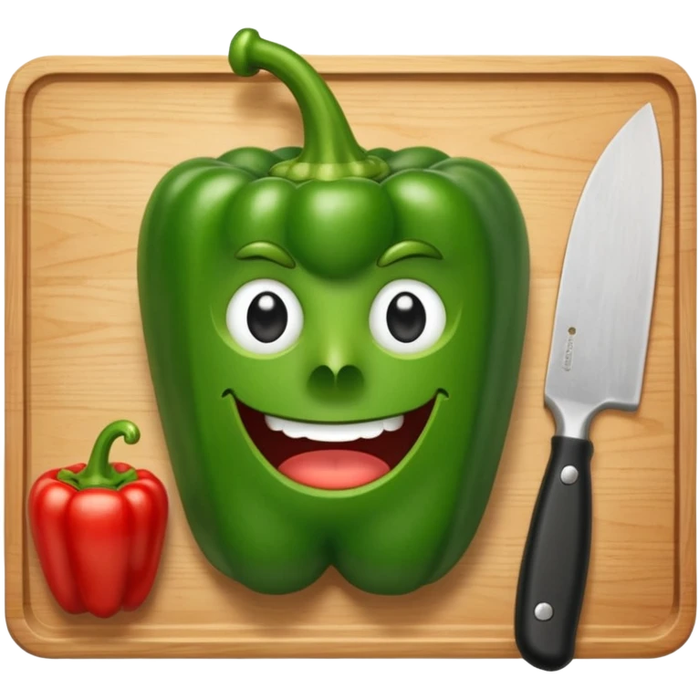 cutting pepper emoji