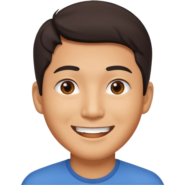 create another asain man, who is a little bit more cheerful  emoji