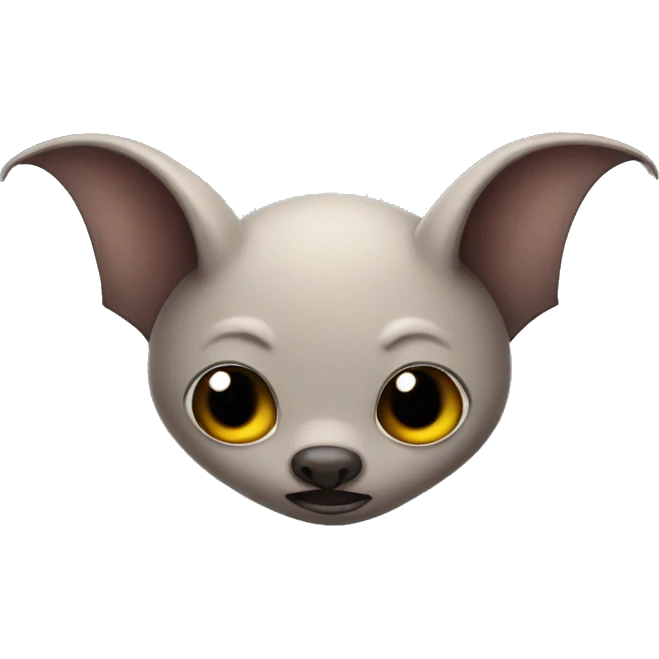 Bald bat emoji