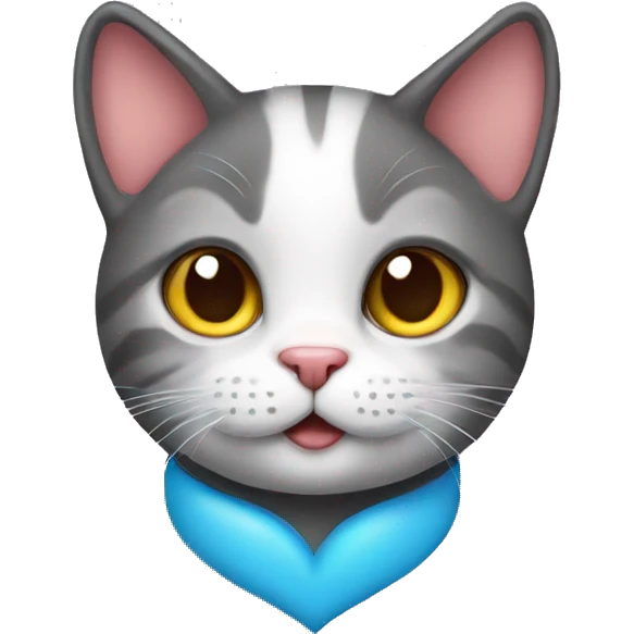 Cat with heart emoji