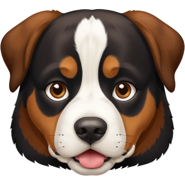  Short haired Swiss mountain dog emoji
