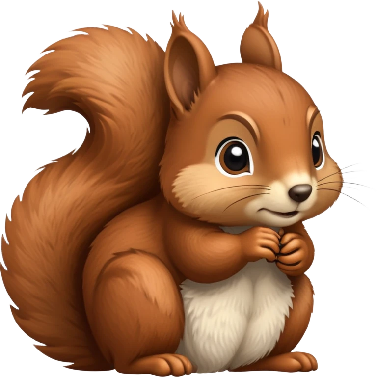 Squirrel in deep thought emoji