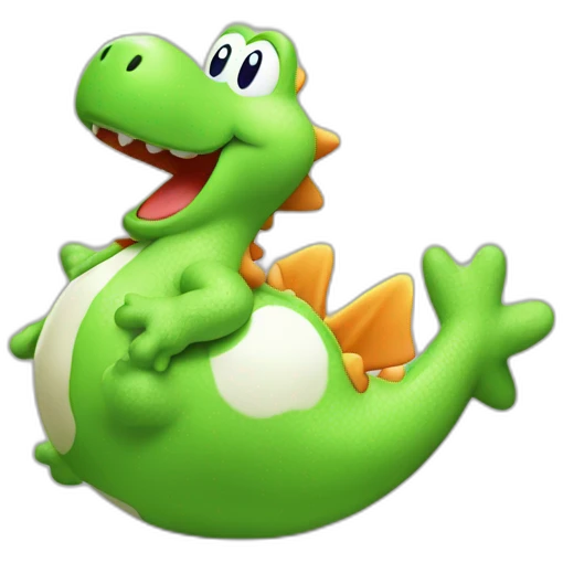 yoshi qui fait l'étoile emoji