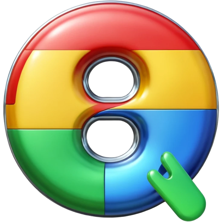 Chrome letters emoji