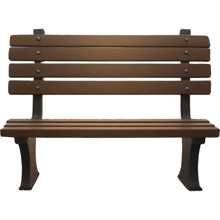 Sunset with a bench emoji