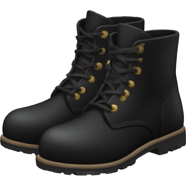Black boots emoji