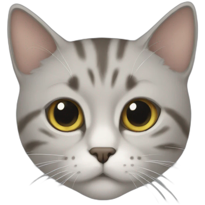 Un gato pensa emoji