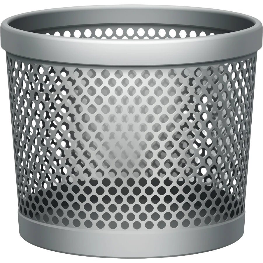 Trash can emoji