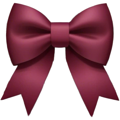 Dollar bill with burgundy  bow on top emoji