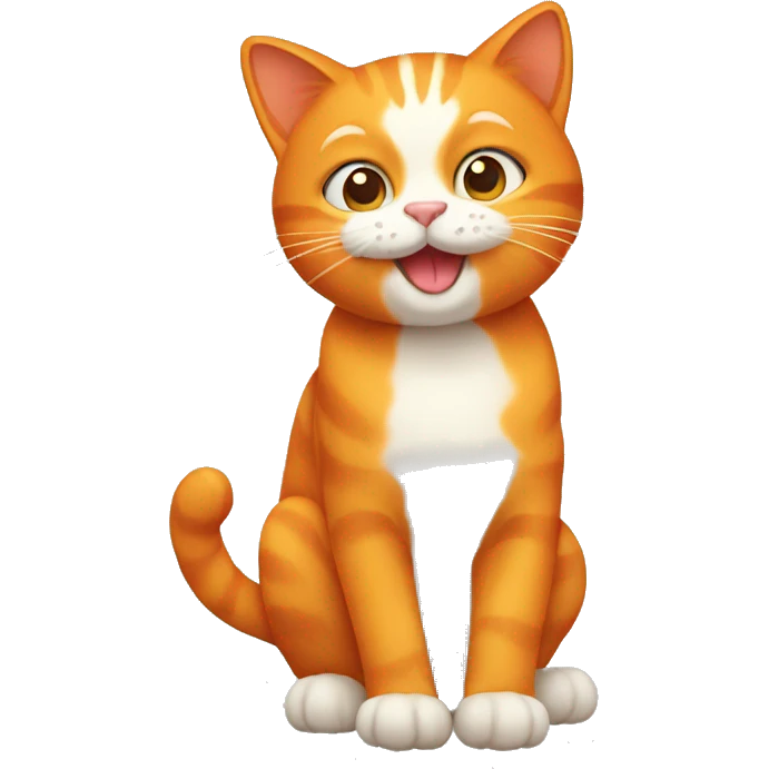 Orange cat thumbs uo emoji