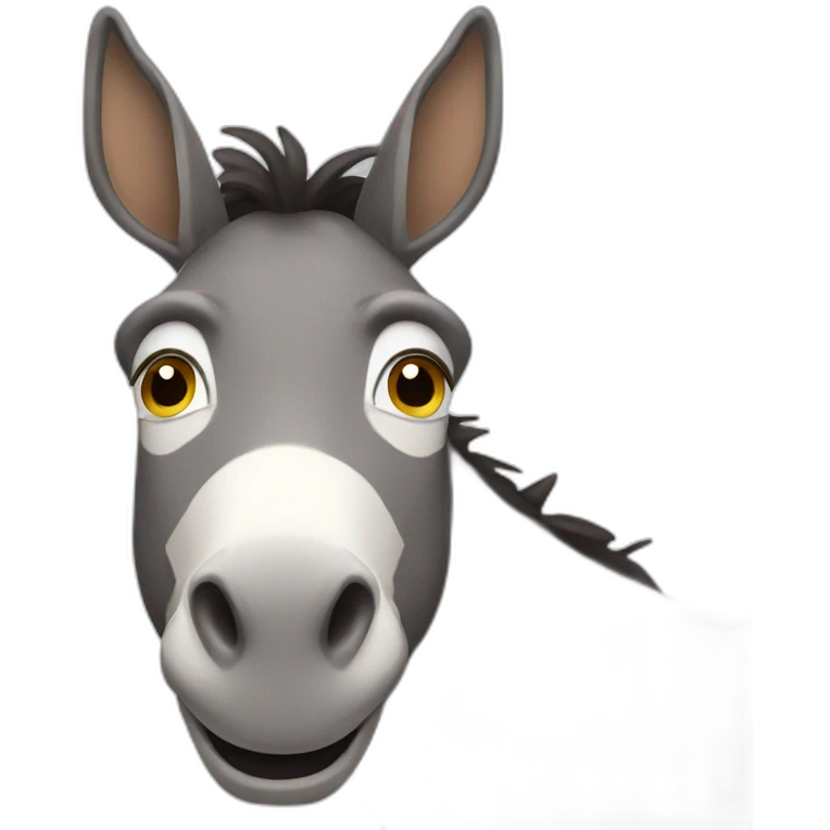 Donkey face emoji