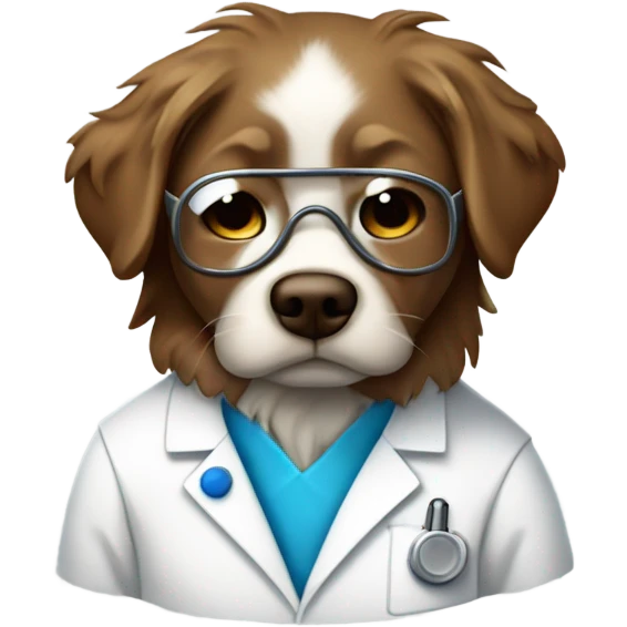 Exhausted brown haired lab Assistant  emoji