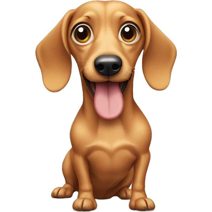 Weenie dog emoji