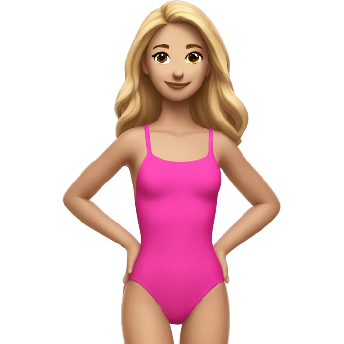 Pink swimsuit  emoji