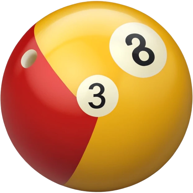 2 numbered billiard ball  emoji