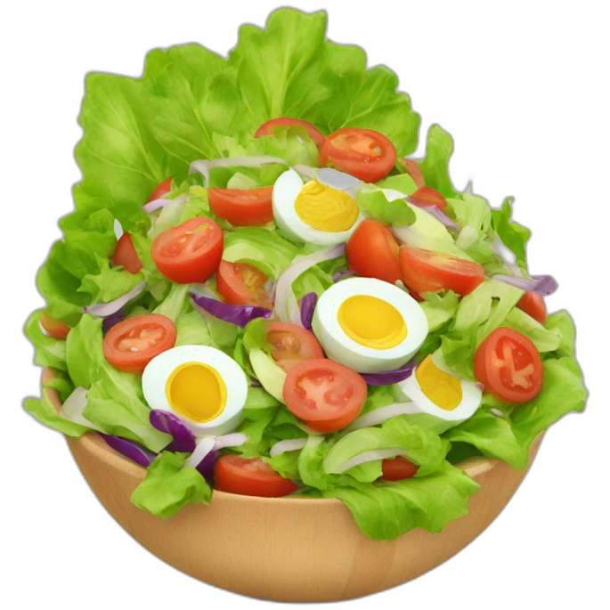 salad in brain emoji