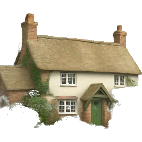 English cottage with garden emoji