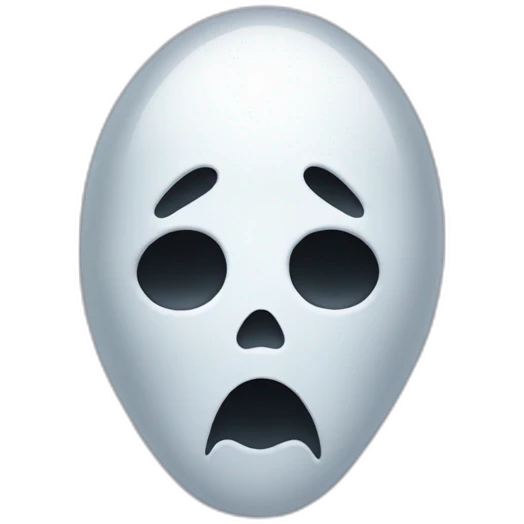 Ghost face emoji