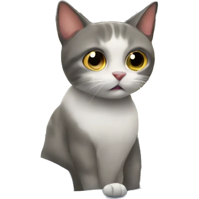 Cat watching tv emoji