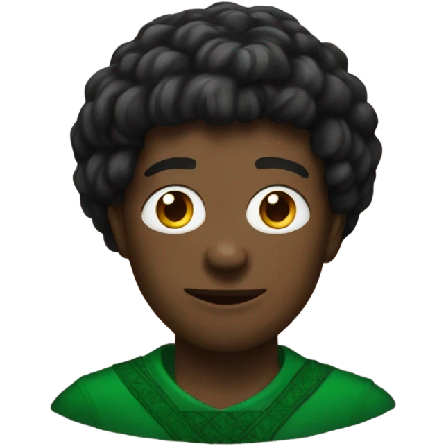 Black Harry with Christmas node  emoji