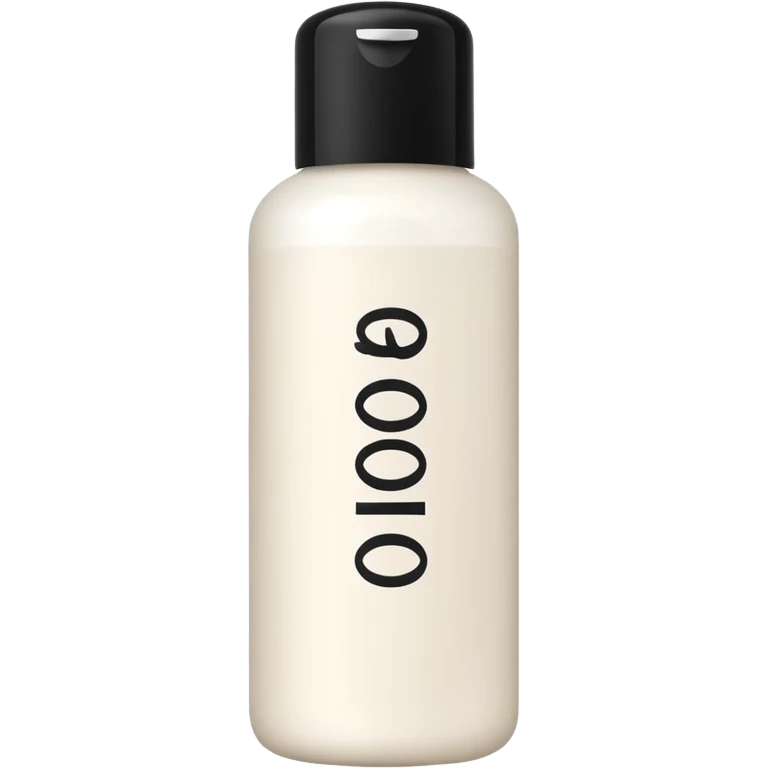 lotion avec ecriture emoji