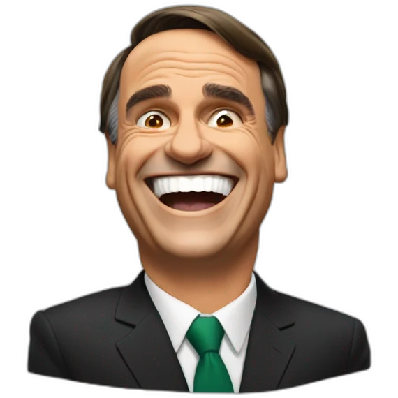 Bolsonaro-laughing emoji