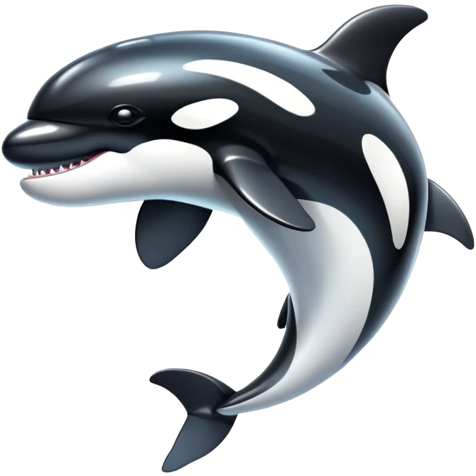 cybernetic metal orca emoji