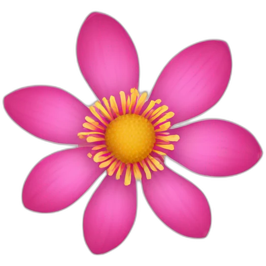 pink flower emoji