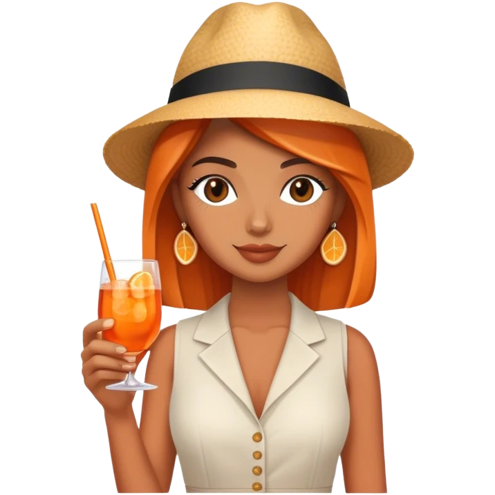 A little aperol very cute emoji