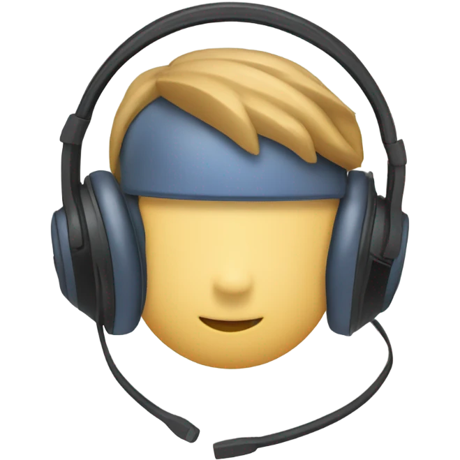 headset with mice emoji