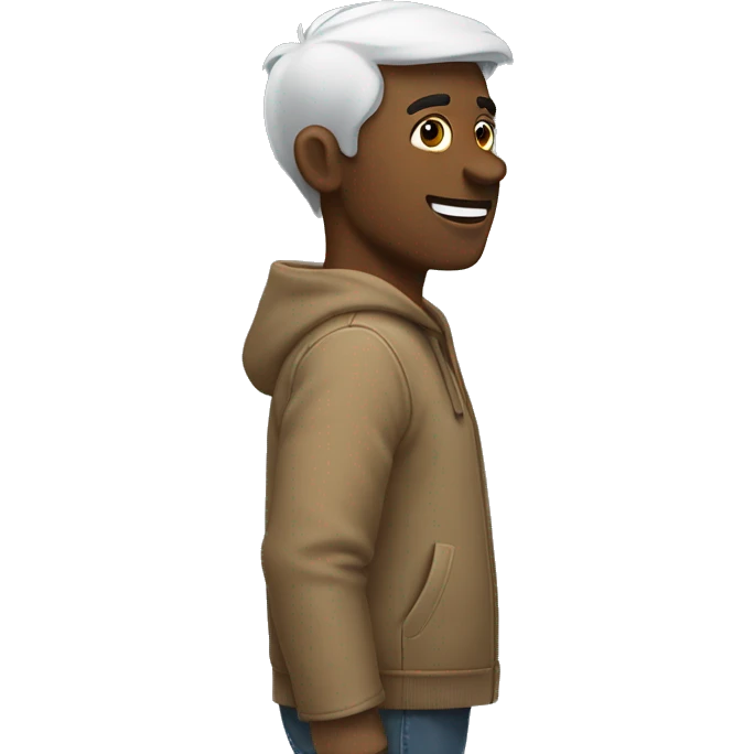 a person  moving  side to side emoji
