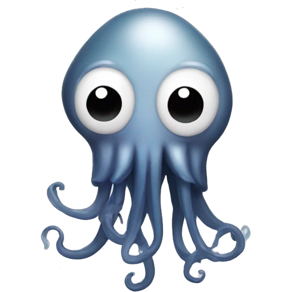 A squid squirting ink emoji