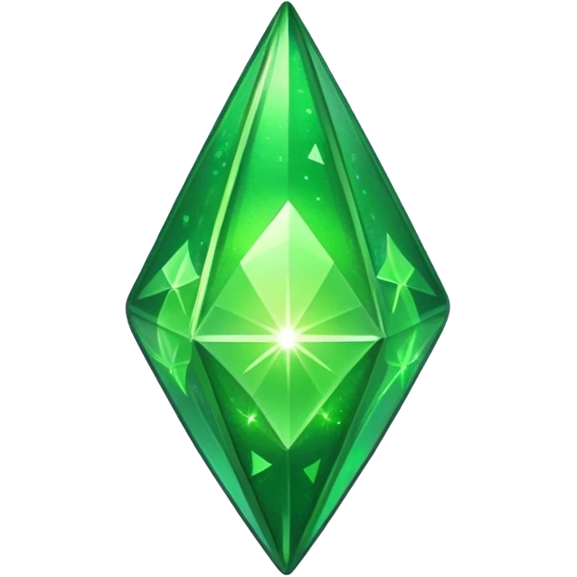 plumbob with sparkles emoji