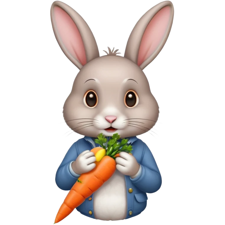 Rabbit est carrots  emoji