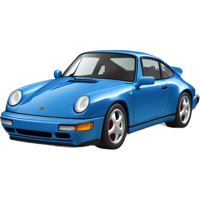 porsche 911 carrera 4s blue 1993 emoji