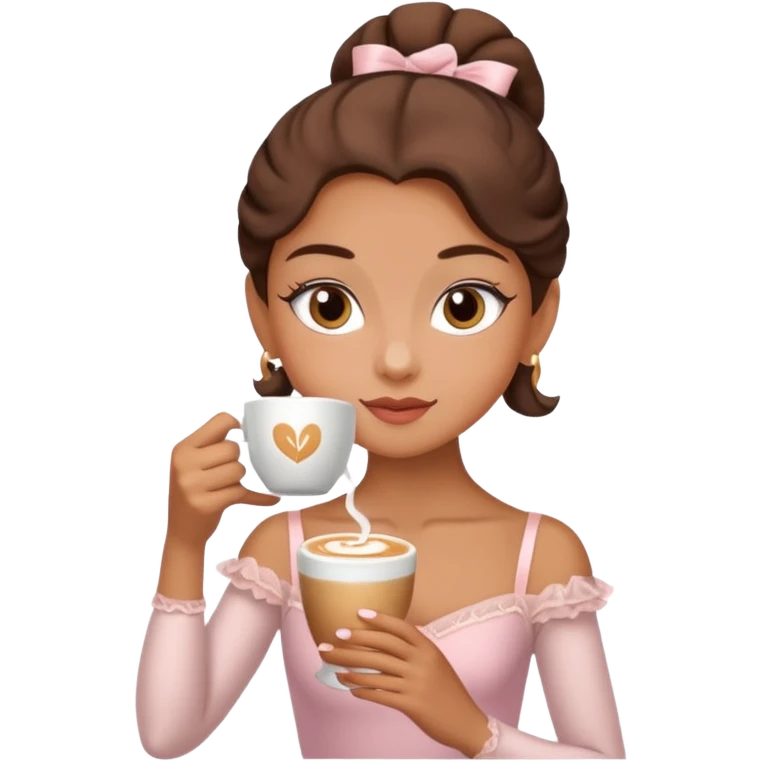 Ballerina cappuccino emoji