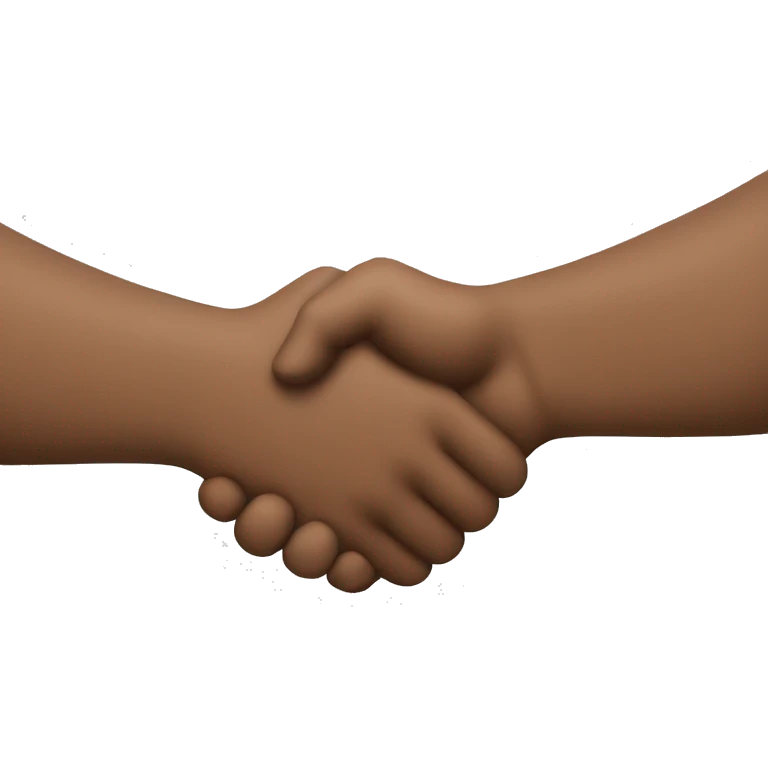 Handshake with muscly hands emoji